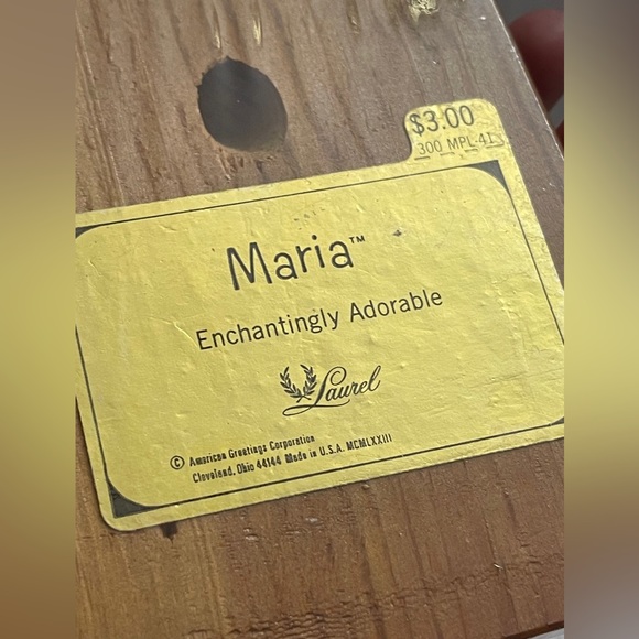 Vintage 1973 American Greetings wall plaques wrapped in original plastic - Picture 8 of 16